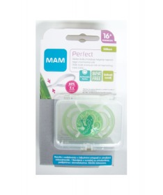 MAM laza za bebe i decu (varalica) perfect silikon 16 meseci + 1 kom