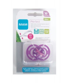 MAM laza za bebe i decu (varalica) perfect silikon 16 meseci + 1 kom