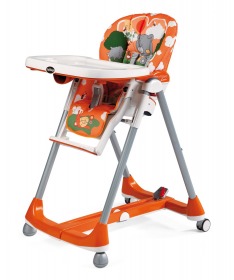 Peg Perego hranilica za bebe (stolica za hranjenje) Prima Pappa Dinner Theo arancio