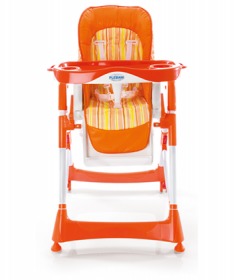 Plebani hranilica za bebe (stolica za hranjenje) Sirio narandzasta