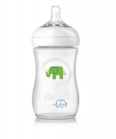 Avent flasica za bebe Natural Deco Slon Plava SCF627/17 1 mesec +