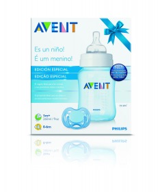 Avent Gift Set Flasica Varalica Plava
