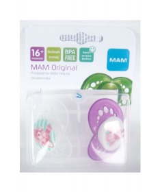 MAM laza za bebe i decu (varalica) original silikon 16 meseci + 2 kom