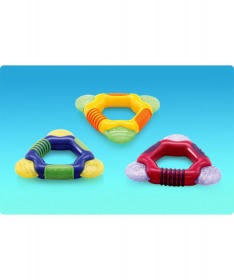Nuby glodalica za bebe sa hladnim gelom triangl 3 meseca +