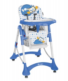 Lorelli Bertoni hranilica za bebe (stolica za hranjenje) Elite blue baby owls