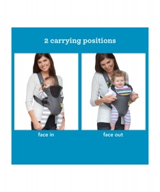 Infantino kengur nosiljke za bebe Breath Grey 