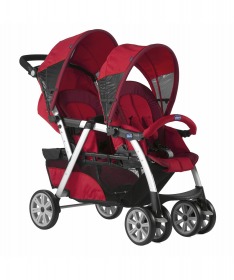 Chicco kolica za blizance Together fire crvena