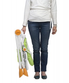 Chicco hranilica za bebe stolica za hranjenje Pocket Lunch ice berg siva