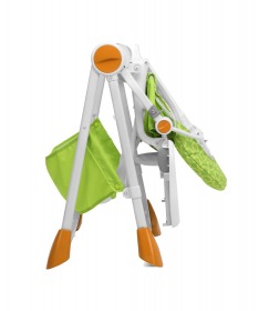 Chicco hranilica za bebe stolica za hranjenje Pocket Lunch ice berg siva