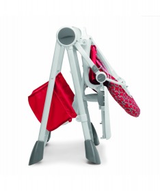Chicco hranilica za bebe stolica za hranjenje Pocket Lunch red wave crvena