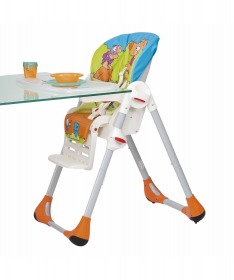 Chicco hranilica za bebe stolica za hranjenje 2 u 1 Polly moon plava