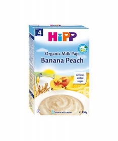 Hipp instant mlecna kasica Banana i breskva 250 g 4 meseca +