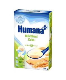Humana mlecna kasica sa Keksom 250 g 6 meseci +
