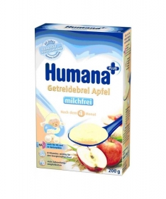 Humana bezmlecna kasica sa Jabukom 200 g 4 meseca +