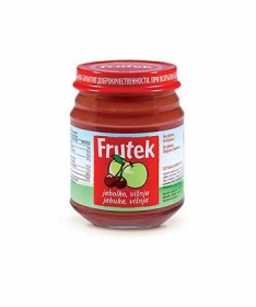 Frutek kasica za bebe i decu od jabuke i visnje 120 g