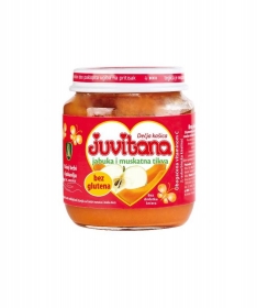 Juvitana kasica za bebe i decu od jabuke i muskatne tikve 128 g