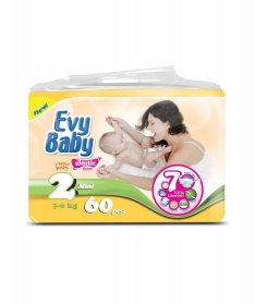 Evy baby pelene za bebe i decu 2 mini 3 - 6 kg - 60 kom