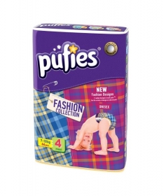 Pufies Fashion pelene za bebe i decu 4 maxi 66 kom