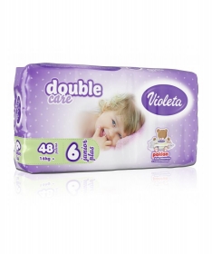 Violeta pelene za bebe i decu jumbo 6 junior plus 16 kg 48 kom