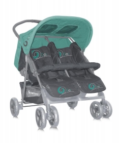 Lorelli Bertoni Kolica za blizance Twin Green grey