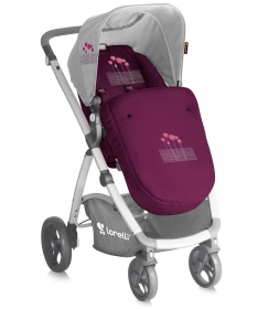 Lorelli Bertoni kolica za bebe Evo 2 u 1 Violet pink flowers