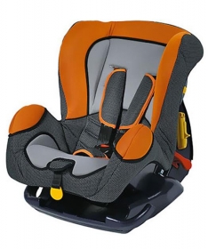 Bellelli decije auto sediste Leonardo od grupa 0 do 18kg grupa 0/1 sivo narandzasto