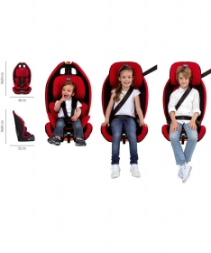 Chicco decije auto sediste od 9 do 36kg Gro Up grupa 1/2/3 race crveno