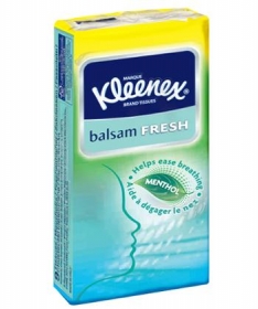 Kleenex Balsam Fresh papirne maramice komadno pakovanje