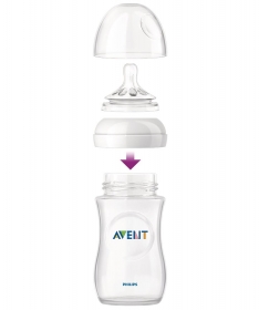 Avent flasica za bebe Natural PP Roza 260ml SCF694/17