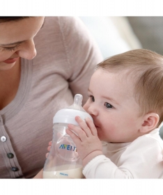 Avent flasica za bebe Natural PP Roza 260ml SCF694/17