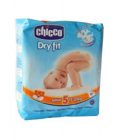 Chicco pelene DRYFIT Junior od 12 do 25 kg 17 kom 