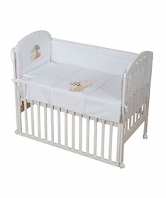 Textil komplet posteljine za bebe PRIJATELJI KUCA MACA