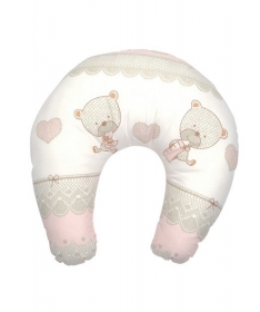 Textil jastuk za mame Baby Bear - roza