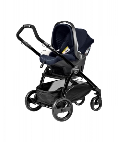 Peg Perego kolica 3 u 1 BOOK PLUS RAM NERO POP UP XL Completo Modular BLUE DENIM