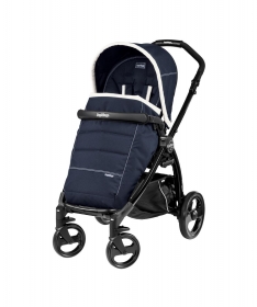 Peg Perego kolica 3 u 1 BOOK PLUS RAM NERO POP UP XL Completo Modular BLUE DENIM