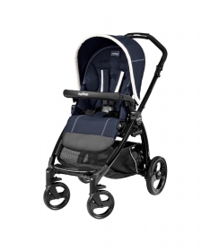 Peg Perego kolica 3 u 1 BOOK PLUS RAM NERO POP UP XL Completo Modular BLUE DENIM