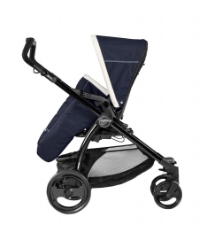 Peg Perego kolica 3 u 1 BOOK PLUS RAM NERO POP UP XL Completo Modular BLUE DENIM