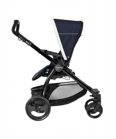 Peg Perego kolica 3 u 1 BOOK PLUS RAM NERO POP UP XL Completo Modular BLUE DENIM