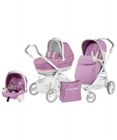 Peg Perego kolica 3 u 1 BOOK POP UP PURE Completo Modular GLICINE