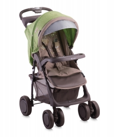 Lorelli Bertoni Kolica foxy dunjica za noge beige green bear