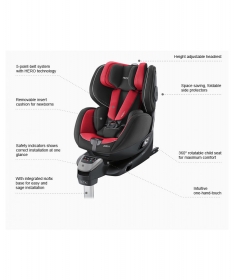 Recaro auto sediste ZERO.1 Aluminium Grey od rodjenja do 18kg