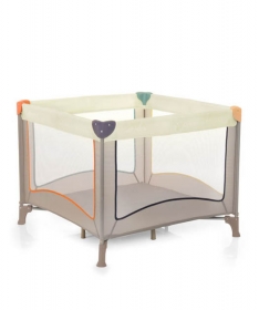 Hauck prenosivi krevetac ogradica za bebe DNP Square Multi beige