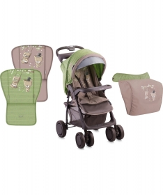 Lorelli Bertoni kolica za bebe Foxy Set Beige&Green Bears