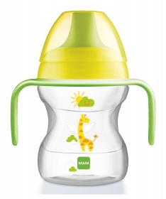 MAM plasticna casa za decu za ucenje sa tvrdim piskom 190 ml 6 meseci +