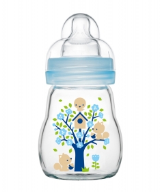 MAM staklena flasica silikon 170 ml