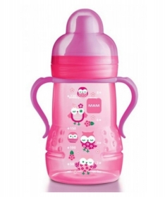 MAM plasticna flasica za decu Transition trainer silikon 220 ml 6 meseci +