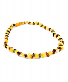 Grunspecht Ogrlica od cilibara oblik kamencica 35 cm boja sarena