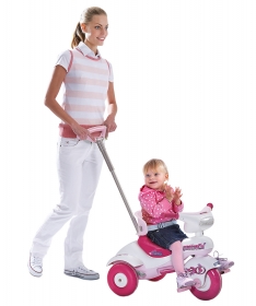 Peg Perego deciji tricikl Cucciolo Pink