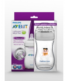 Avent Flasica Natural PP 260ml Fashion Icon (Future Passions kolekcija)