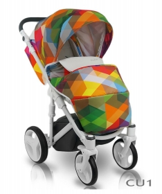Bexa kolica za bebe Cube Amo kolica za bebe Rainbow set 2u1